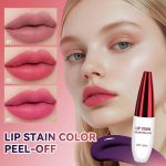 ⁦3Pcs Peel Off Lip Liner Stain, Peel Off Lip Stain Lip Tint, Long Lasting Waterproof Lip Liner Stain Peel Off Liquid Lipstick, Matte Finish Lip Stain Peel Off Makeup for Women Girls⁩ - الصورة ⁦5⁩