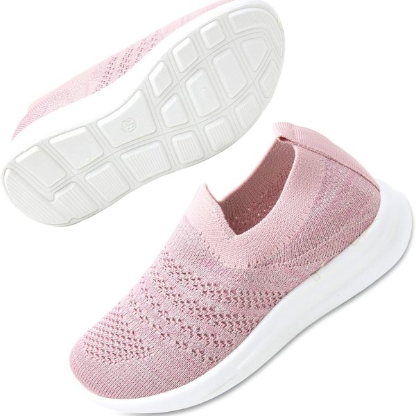 Girls and Boys Shoes Lightweight Children Running Sneakers Black/Pink/Grey/Blue/Purple Breathable Sports Kids Shoes