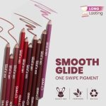 ⁦MARS Matte Lip Liner | One Swipe Smooth Application | Long Lasting Lip Pencil (1.4gm) (02-DEEP DAWN)⁩ - الصورة ⁦4⁩