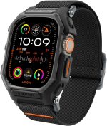 Spigen Lite Fit Pro designed for Apple Watch Ultra 2 / Apple Watch Ultra 49mm Case with Band - Matte Black