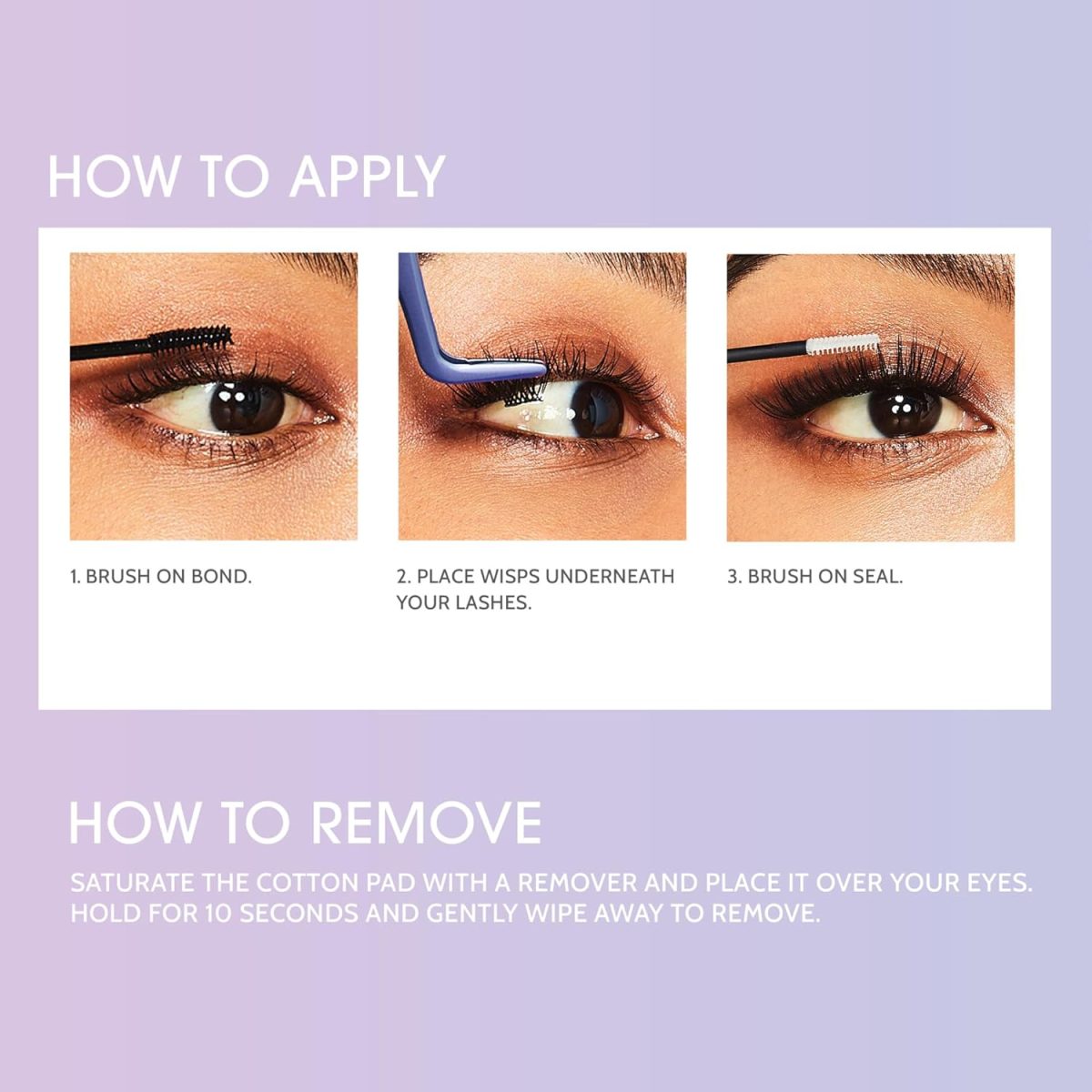 ⁦KISS DIY Eyelash Extension Wispy Wisps - Featherlight Synthetic Reusable Artificial Eyelashes Multipack of 24 Mini Lash Clusters for Natural Lash Extension Look⁩ - الصورة ⁦4⁩