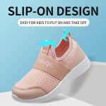 ⁦D.D.Star Kids Shoes Slip on Lightweight Children Running Sneakers Boys and Girls Shoes Breathable Sports Shoes Size 25 to 38.⁩ - الصورة ⁦4⁩