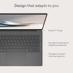 ⁦ASUS Zenbook A14; Copilot+ PC, Ultrathin Laptop, 14” WUXGA OLED, Snapdragon® X Processor, 16 GB Memory, 512GB SSD, Wi-Fi 6E, Zabriskie Beige, UX3407QA-DS52-CB⁩ - الصورة ⁦5⁩