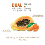 ⁦GIOVANNI 2chic Ultra-Volume Foam Styling Mousse, 7 oz. - Daily Volumizing Formula with Papaya & Tangerine Butter, Promotes Weightless Control for Fine Limp Thin Hair, No Parabens, Color Safe⁩ - الصورة ⁦2⁩