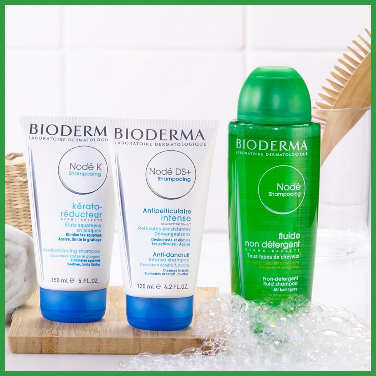 ⁦Bioderma Node DS+ Shampooing Cream Ani-Dandruff Intense Shampoo 125ml⁩ - الصورة ⁦6⁩