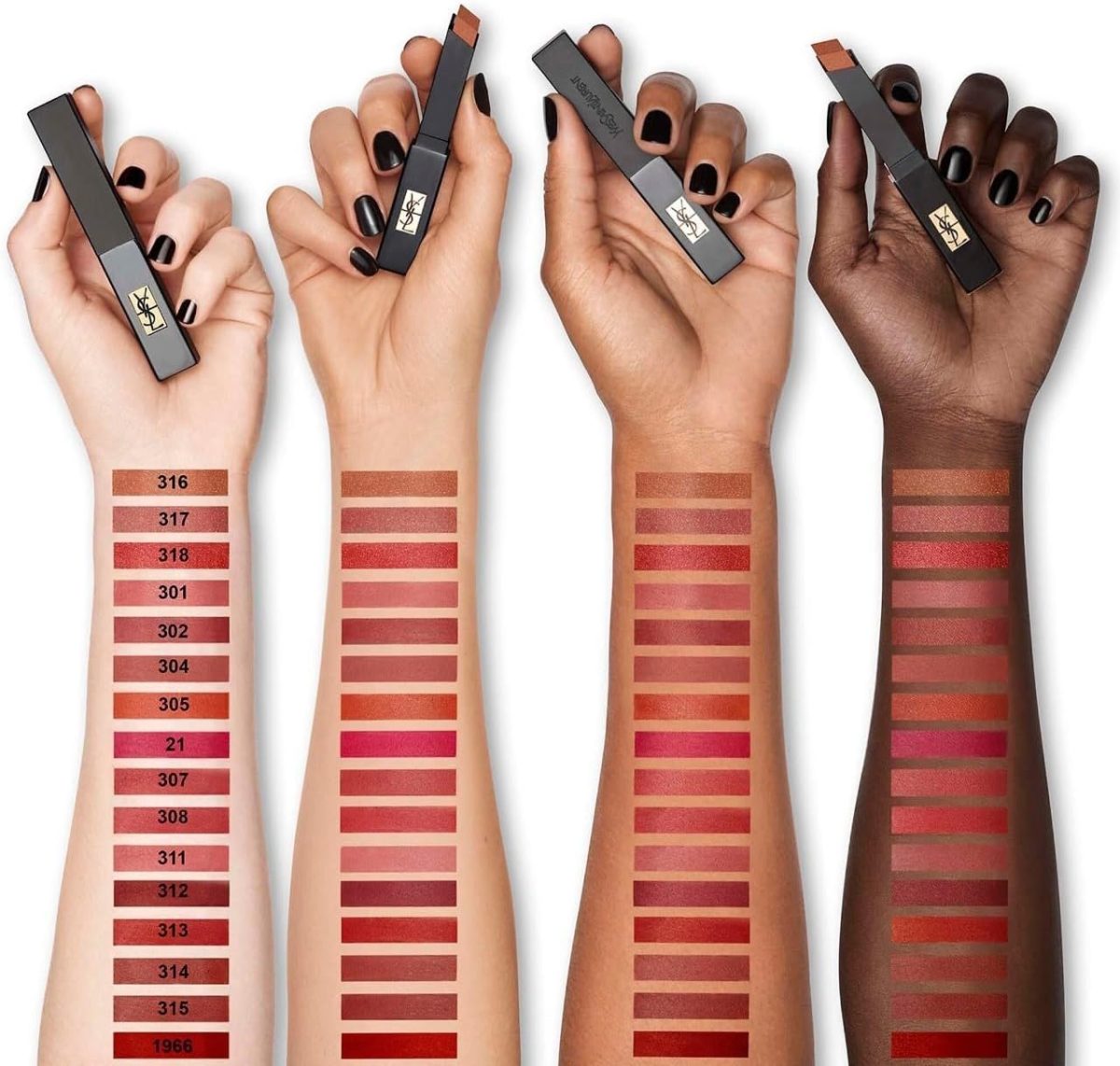 ⁦Yves Saint Laurent The Slim Velvet Radical Matte Lipstick, 316 Vibe in Amber⁩ - الصورة ⁦2⁩