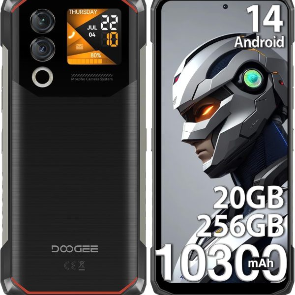 WYLXIN DOOGE Blade10 Max Rugged Phone 6.56" 90Hz Display 8GB+256GB Rear Display 50MP AI Main Camera 10300mAh 18W Charge