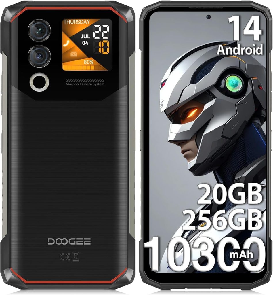 WYLXIN DOOGE Blade10 Max Rugged Phone 6.56" 90Hz Display 8GB+256GB Rear Display 50MP AI Main Camera 10300mAh 18W Charge