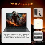⁦Auusda 16" FHD Laptop, AMD Ryzen 3 3250U (2/4, 3.5GHz), 16GB RAM, 512GB SSD, Pro Edition OS, Thin & Portable Design⁩ - الصورة ⁦8⁩