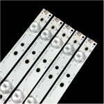 ⁦SHYHHTS 5Pcs/Set 3V 1W TV Led Backlight Strip for A.O/C 43inch 10-leds GJ-2K16-430-D510-V4 LB-PF3528-GJD2P5C435X10-H LE43A3300 43PUF6061⁩ - الصورة ⁦3⁩