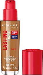 ⁦Rimmel Lasting Finish 25HR Foundation, 500 Toffee⁩ - الصورة ⁦2⁩