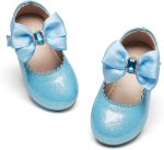 Otter MOMO Toddler Little Girls Princess Shoes Mary Jane Ballerina Flats Flower Girl Dress Shoes