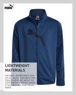 ⁦PUMA Boys' Pants Set - 2 Piece Tricot Athletic Zip Up Jacket Sweatshirt and Active Jogger Pants - Boys Activewear Set (4-16), Size⁩ - الصورة ⁦5⁩
