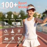 ⁦Children's Smartwatch, Fitness Tracker Watch, 1.75 Inches, Smart Watch with 100+ Sports Modes, Heart Rate, Sleep Monitor, Games, Pedometer, Gift for Boy Girl Ado 5-16 Years – Gold⁩ - الصورة ⁦4⁩
