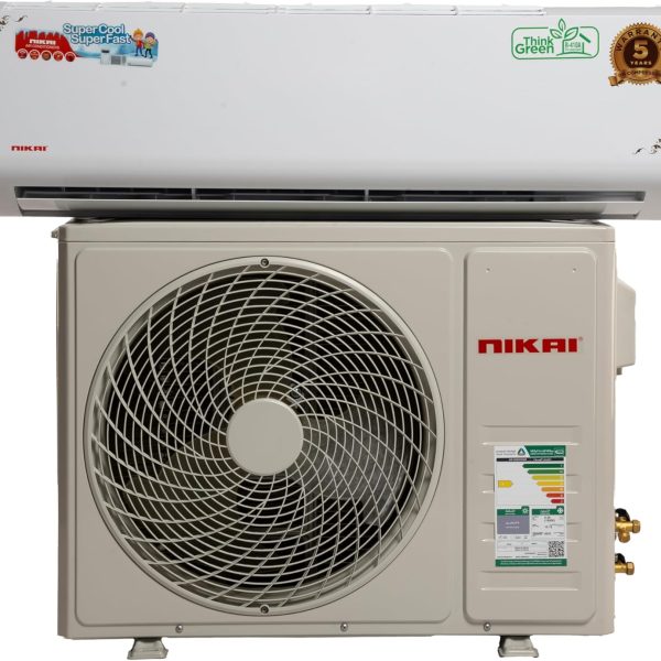 Nikai 18000 BTU R410A Split Air Conditioner with Cooling Function| Model No NSAC18136C23/NSAC18136C24 with 2 Years Warranty