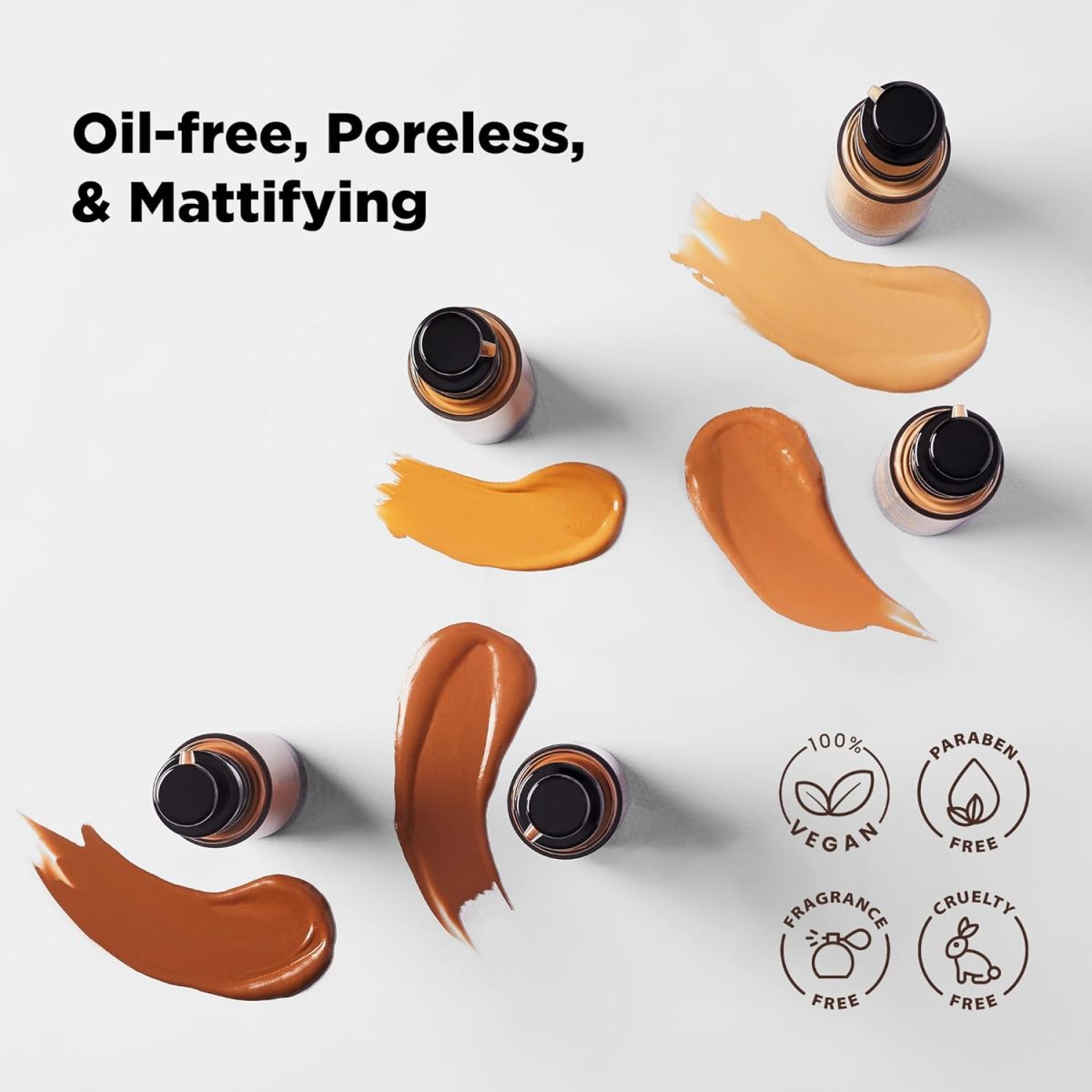 ⁦BLK/OPL TRUE COLOR Pore Perfecting Liquid Foundation, Truly Topaz — enriched with Vitamins C & E, paraben-free, fragrance-free, cruelty-free⁩ - الصورة ⁦4⁩
