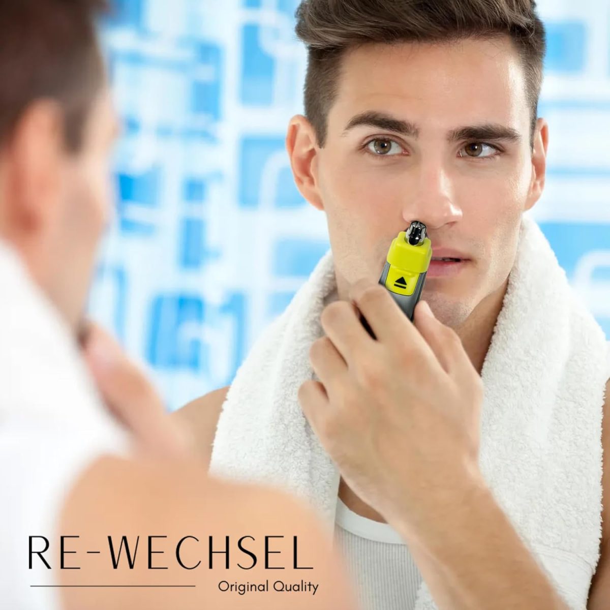 ⁦RE-WECHSEL One Blade Nose and Ears Compatible with All Models, Protective Shell, Easy Cleaning (1 Unit) (Nose Blade)⁩ - الصورة ⁦5⁩