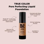⁦BLK/OPL TRUE COLOR Pore Perfecting Liquid Foundation, Truly Topaz — enriched with Vitamins C & E, paraben-free, fragrance-free, cruelty-free⁩ - الصورة ⁦2⁩