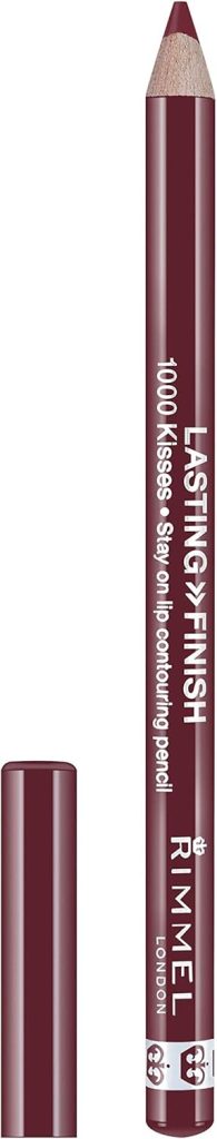Rimmel London Lasting Finish 1000 Kisses Pencil - Black Tulip, A Rich Burgundy