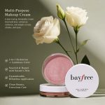 ⁦bayfree Multi Glow Balm Blush for Cheeks Blush Face Dewy Shine Light Texture Natural Vegan Hydrating Long Lasting Pink Sakura⁩ - الصورة ⁦3⁩