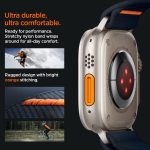 ⁦Spigen Lite Fit Ultra Band designed for Apple Watch Band for Apple Watch Ultra 2 / Ultra (49mm), Series 9/8/7 (45mm), Series SE2/6/SE/5/4 (44mm) and Series 3/2/1 (42mm) Nylon Solo Loop - Navy⁩ - الصورة ⁦6⁩