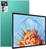 تابلت 10.1 بوصة بنظام اندرويد S12 4+128 جيجابايت بشاشة 2K مع 1200×800 IPS كاميرا 13+5 ميجابيكسل واي فاي بلوتوث 5.0 نظام تحديد المواقع ثنائي شرائح الاتصال 4000 ميلي امبير في الساعة أخضر