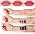 ⁦Lip Stain Peel Off, 3 Colors Lip Tint Peel Off, Matte Peel Off Lip Stain, Non-Stick Cup Tattoo Color Lip Gloss Set, Waterproof Long Lasting Lip Makeup for Women Girls⁩ - الصورة ⁦5⁩