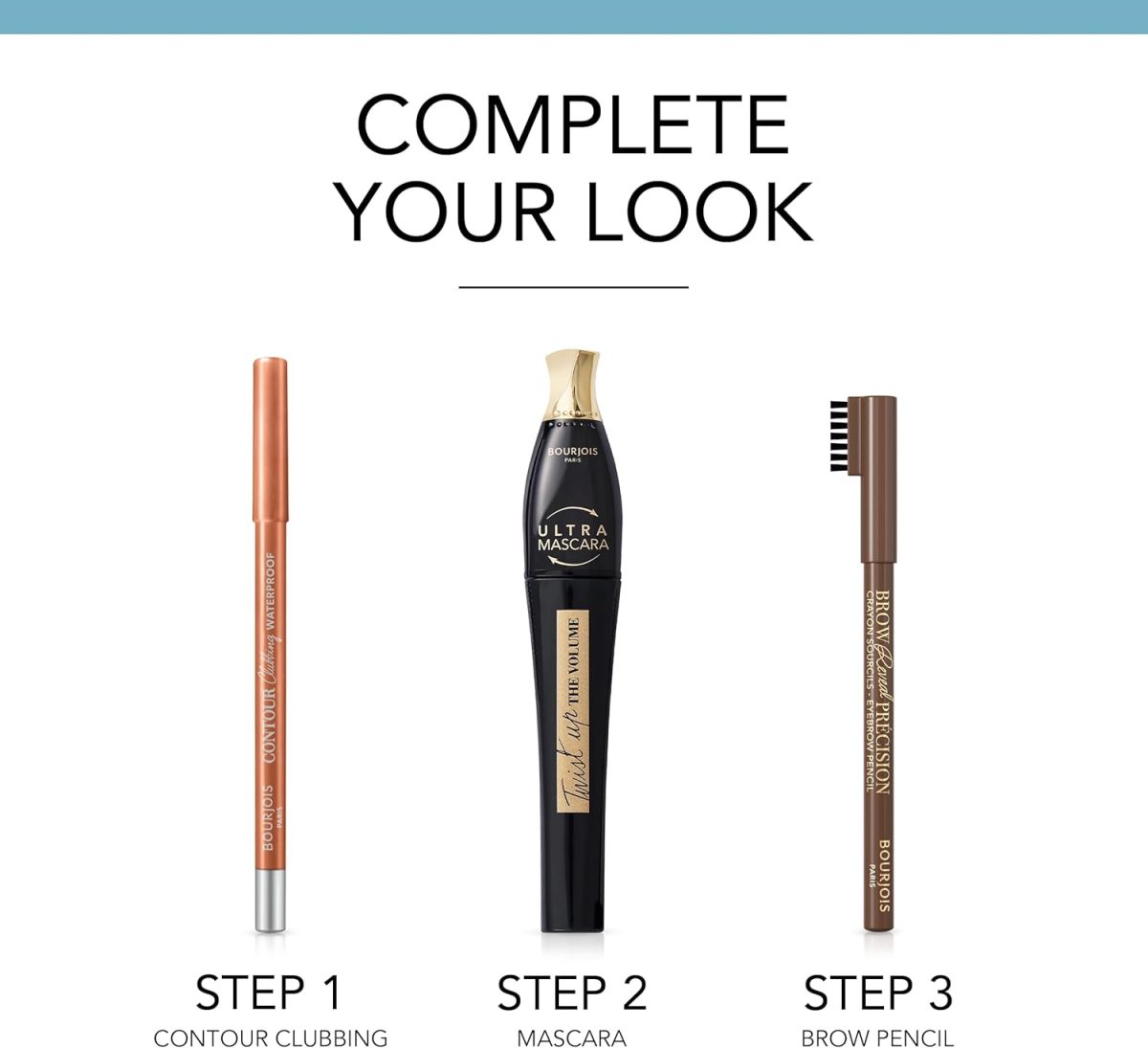 ⁦Bourjois Contour Clubbing, 078 Let's Bronze, Waterproof Eye Pencil, Bright & Intense Colour, Up to 24hrs Wear, Creamy & Comfortable, Clean & Vegan Formula, Sweat, Heat & Smudge-Proof, Quick Dry, 1.2g⁩ - الصورة ⁦8⁩