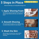 ⁦Bukela Razor Blades for Men, Mens Blade Refills, Manual Men's Refills Razors Precision Cut Blades, Professional with Dual Lubrication, Designed An Extra Close Shave, 8Pcs⁩ - الصورة ⁦4⁩