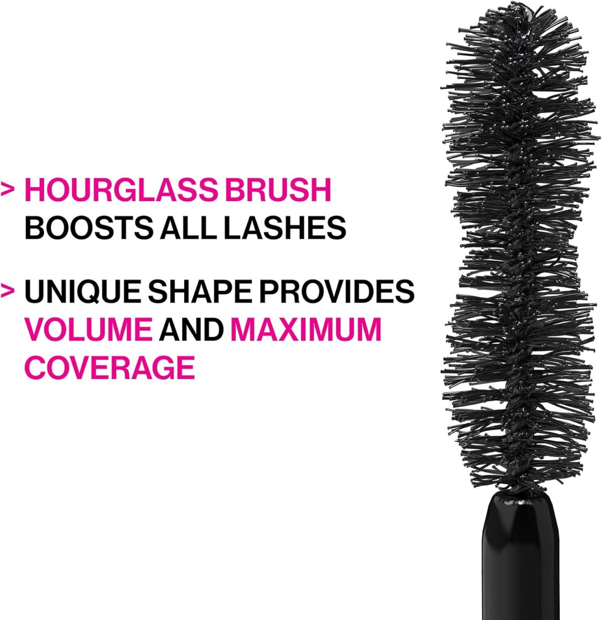 ⁦wet n wild Big Poppa Mascara- Volumizing, Lifting, Lengthening, Nourishing, Paraben Free, Cruelty-Free & Vegan - Blackest Black⁩ - الصورة ⁦3⁩