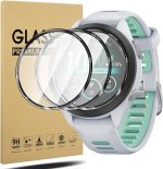 Diruite 3-Pack Screen Protector for Garmin Forerunner 265S, HD Glass Screen Protector for Garmin Forerunner 265S [Bubble-free] [Scratch Resistant] [Full Cover]