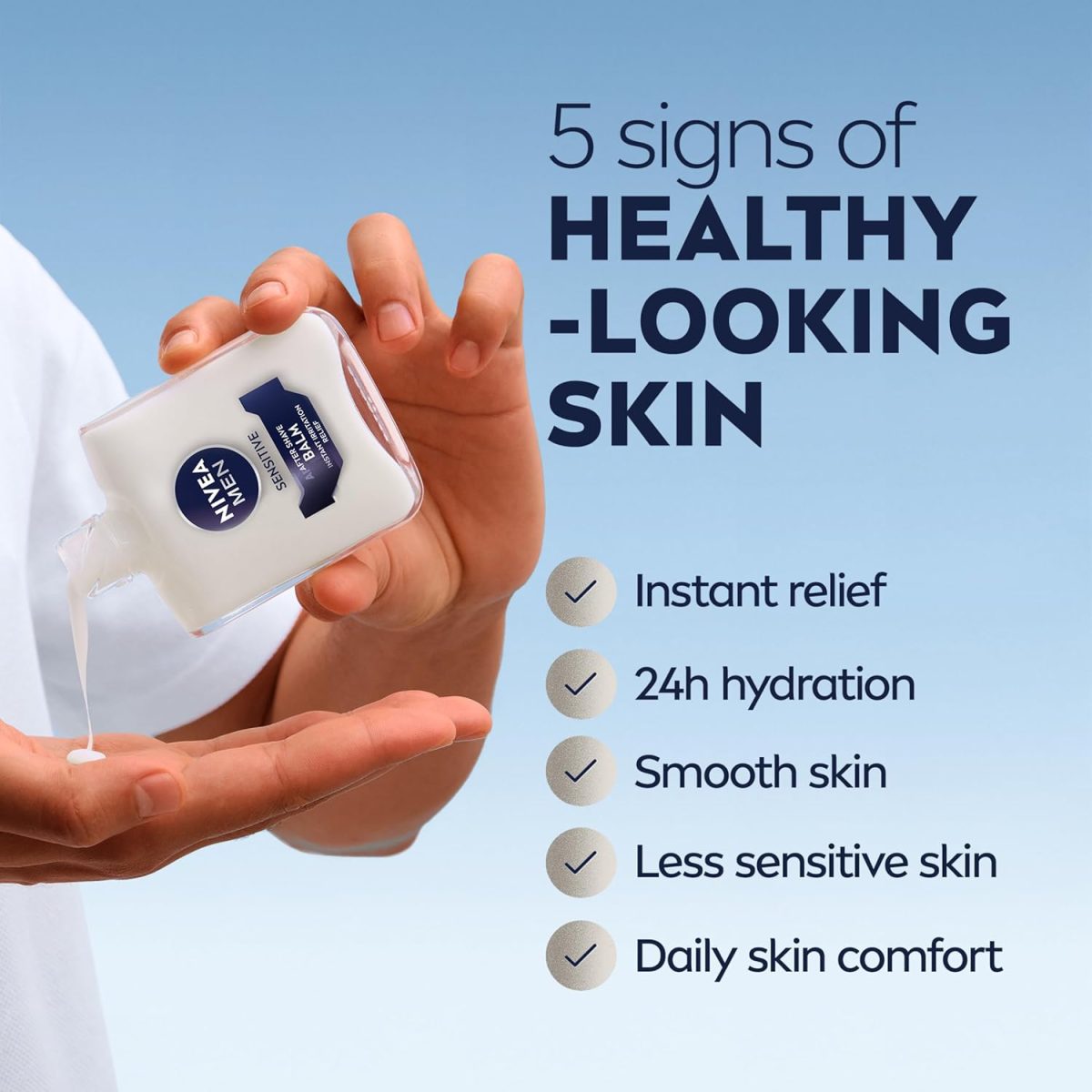 ⁦Nivea Mens Sensitive Post Shave Balm 100ML⁩ - الصورة ⁦6⁩