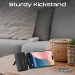 ⁦Promate 10000mAh Power Bank, Compact with 20Watt USB-C™ In/Out Foldable Connector, 20Watt Lightning Foldable Connector, Ultra-Fast 20Watt USB-C™In/Out Port, Charge Protection, LED Display (Black)⁩ - الصورة ⁦6⁩