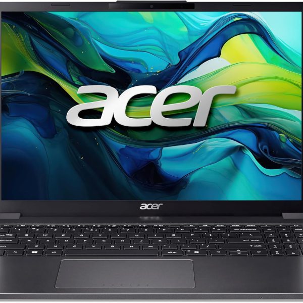 Acer Aspire Go 15 AI Ready Laptop | 15.3" WUXGA (1920 x 1200) IPS Display | Intel Core i7-1255U | Intel Iris Xe Graphics | 16GB DDR5 | 512GB PCIe Gen4 SSD | Wi-Fi 6 | Windows 11 Home | AG15-51P-79LC
