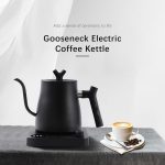⁦Smart Gooseneck Electric Kettle 1.0 Liter with Temperature Adjustment, 40-100°C Adjustable, 304 Stainless Steel, 36 Hour Thermal Preservation, Anti-Dry Burn Protection, 1000W Matte Black⁩ - الصورة ⁦8⁩