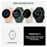 ⁦Garmin vívoactive® 6, Health and Fitness GPS Smartwatch, AMOLED Display, Up to 11 Days of Battery, Metallic Jasper Green with Jasper Green Band⁩ - الصورة ⁦7⁩
