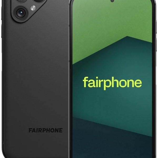 Fairphone 5 Dual SIM 128GB ROM + 6GB RAM (GSM Only | No CDMA) Factory Unlocked 5G Smartphone (Matte Black) - International Version