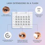 ⁦KISS DIY Eyelash Extension Wispy Wisps - Featherlight Synthetic Reusable Artificial Eyelashes Multipack of 24 Mini Lash Clusters for Natural Lash Extension Look⁩ - الصورة ⁦11⁩