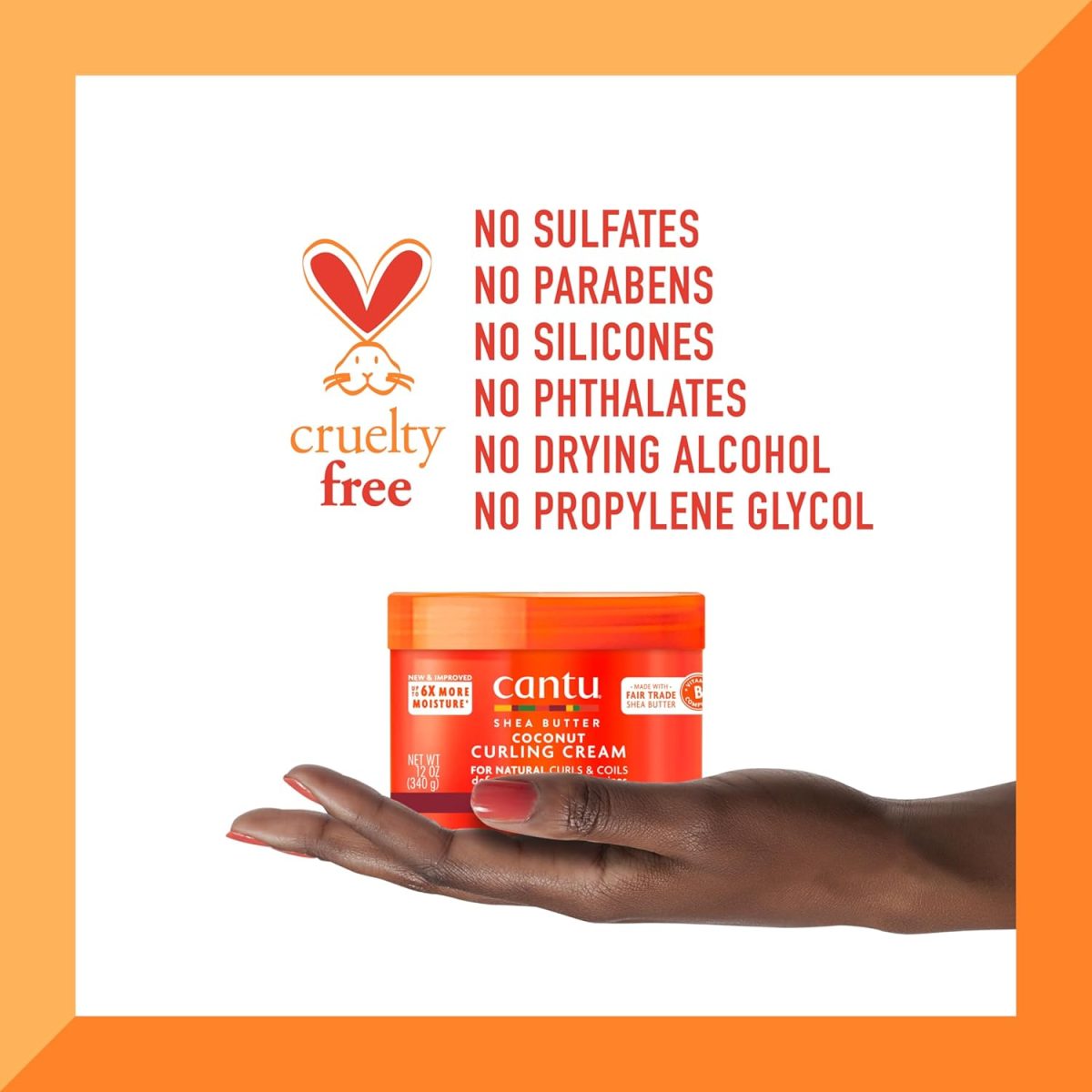 ⁦Cantu Coconut Curling Cream 340g⁩ - الصورة ⁦7⁩