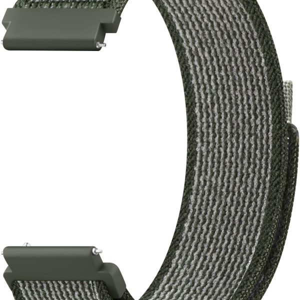 Loop Nylon Strap for Huawei GT 4 GT 3 46mm/GT 2 Pro 46mm/Samsung Galaxy Watch 3 Bands 45mm, 22mm Quick Release Nylon Bands for Huawei GT4 46mm Strap Women Men