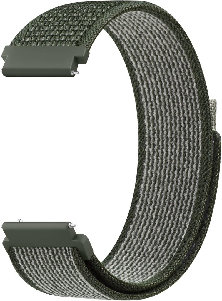 Loop Nylon Strap for Huawei GT 4 GT 3 46mm/GT 2 Pro 46mm/Samsung Galaxy Watch 3 Bands 45mm, 22mm Quick Release Nylon Bands for Huawei GT4 46mm Strap Women Men
