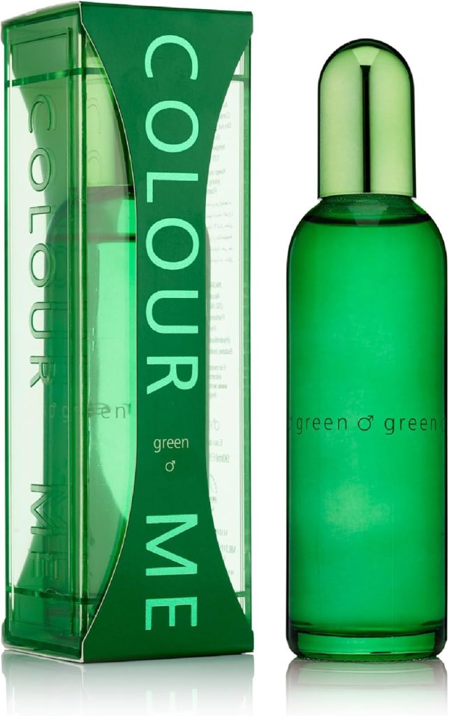 Colour Me Green - Fragrance for Men - 90ml Eau de Parfum, by Milton-Lloyd