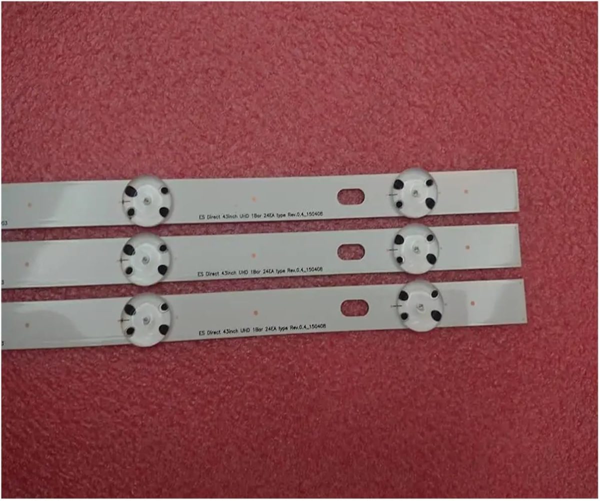 ⁦LED backlight strip for L/G UF64 UHD HC430DGN-SLNX1 43UF6400 43UF640V 43UF6407 (Color : 5set For 5 TV)⁩ - الصورة ⁦4⁩