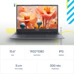 ⁦WIPEMIK Laptop Computer, 12GB LPDDR5 RAM Laptop 1TB SSD, Quad-Core N95, 15.6 Inch 1080P IPS Display Win11 Pro Laptops, WiFi 5, BT 5.0, Fingerprint, USB Type-C⁩ - الصورة ⁦3⁩
