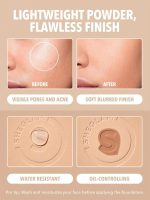 ⁦Sheglam Skin High Cover Poeder Foundation No.Butterscotch⁩ - الصورة ⁦3⁩