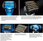 ⁦NGHTMRE Shaver Replacement Outer Foil and Inner Blade Set for Panasonic WES9600P ARC6 6-Blade Shaver ES-LS9A-K and ES-LS8A-K⁩ - الصورة ⁦4⁩