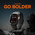 ⁦Spigen Lite Fit Pro designed for Apple Watch Ultra 2 / Apple Watch Ultra 49mm Case with Band - Matte Black⁩ - الصورة ⁦3⁩