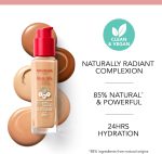 ⁦Bourjois Healthy Mix Clean Foundation – Liquid Foundation, Vegan Formula, Makeup – 58W Caramel, 30ml (1.1oz)⁩ - الصورة ⁦3⁩
