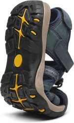 ⁦FLARUT Men's Sport Sandals Outdoor Hiking Sandals Closed Toe Athletic Lightweight Trail Walking Casual Sandals Water Shoes⁩ - الصورة ⁦6⁩