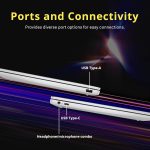 ⁦HP لابتوب كروم بوك 14 انش HD مضاد للتوهج، معالج انتل N200، 4GB LPDDR5، تخزين 288GB (128GB eMMC + قاعدة شحن 160GB)، بطاقة رسومات انتل UHD، واي فاي 6، كاميرا ويب، نظام تشغيل كروم، فضي⁩ - الصورة ⁦9⁩